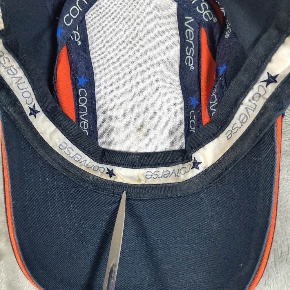 Vintage Converse Baseball Hat‎ Cap Blue Orange Strapback Dad Chuck Taylor Y2K